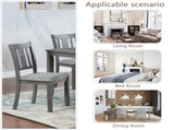 Wooden Dining Chairs Set of 4, Kitchen Chair with Padded Seat, Upholstered Side Chair for Dining 36989505