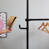 Double Clothing Rack, Adjustable Racks for Hanging Clothes, 2 Tier Clothes Heavy Duty Garment White 14683683
