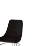 Emrald Modern Style 2PC Dinning Chairs made with wood and Steel Legs Black B009P298425