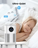 ZNTS Air Purifiers for Home Large Room up to 600 Ft², VEWIOR H13 True Hepa Air Purifiers for Pets Hair, 05388872