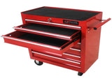 7 DRAWERS MULTIFUNCTIONAL TOOL CART WITH WHEELS-RED 78347019