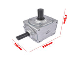 40 HP Right Angle Bevel Gearbox with 2 Keyed Shafts CW/CW 11 19455-SR-KW-KW-GR 61881872