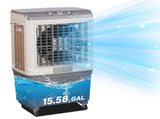 3 in 1 Portable Evaporative Cooler,707L,Indoor,Outdoor,3065 CFM Personal Air Cooler,15.85 Gal Large 40757147