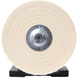 8-Inch Electric Polisher Buffer Grinder - Includes 4PCs 80Ply Thic Buffing Wheels Ideal W465P173365