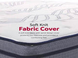 14 in. Hybrid Plush Foam Mattress - Full, Soft Polyester Knit Cover, Multi-Layer Foam Mattress B011P203026