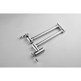 Wall Mount Folding Kitchen Pot Filler Faucet W2287142926