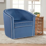 Kendall Blue Swivel Chair B050P157989