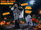 6.3FT Halloween Animatronic Witch, Sound Activated Talking Witch with Glowing Red Eyes & Poseable 67255901