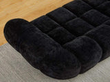 Chenille Pure Foam Sofa, Quilted Cloud Sofa, Deep-Seat Chenille Pure Foam Sofa, Comfortable W834P442227