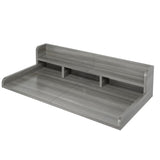 Washer Dryer Countertop, Laundry Wood Shelf Topper with Edge, 54" Width x 27.5" Depth Double Layer W2641P309101
