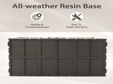 200 Gallon Outdoor Storage Deck Box Waterproof, Large Patio Storage Bin for Outside Cushions, Throw 01850197