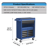 Tool Chest,5-Drawer Rolling Tool StorageCabinet with Enhanced Packaging, DetachableTop Tool Box, 77762902