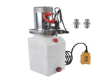 6 Quart Double Acting Hydraulic Pump 12V Replacement for Dump Trailers SAE6 80977260