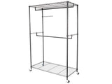 Closet Organizer Garment Rack Clothes Hanger Home Shelf Heavy Duty Furniture 06730043