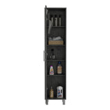 Laska Storage Cabinet, Broom Hangers, 1 Door B200P173188