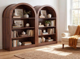 Arched 47.6 Inch, 4-Tier Bookcase, Arched Bookcase, Arch - Modern W2641P562765