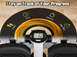 Mini Full Body Stepper - Resistance Bands Included, Adjustable Intensity, LCD Tracker 10781307