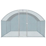 13 x 10 ft Large Metal Chicken Coop, Walk-in Poultry Cage Chicken Hen Run House with Waterproof 49723513