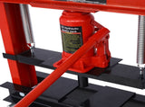 Hydraulic Shop Press ,12-Ton Capacity , Floor Mount ,with Press Plates, H-Frame Garage Floor Press, W46566967
