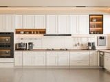 White Shaker Solid Wood Wall Cabinet with Soft-Close Doors, Adjustable Shelves - 24" Double Door W5662P465992