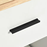 K&K Kitchen Island with Foldable Counter Top, Kitchen Storage Cart with Slide-Out Shelf, Towel Rack N707P173036W