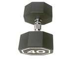 40LBS APOLLO IR3920 Premium Octagonal Dumbbell, Large Numbers, Hard Chrome Plated Handle Dumbbells 75625229
