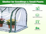 28.94"x21.46"x27.76" Tabletop Mini Greenhouse, Compact Mini Greenhouse with Zippered Door, No-Tool 41232409