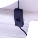 With Light Bulb Single Mirror 5 Drawer Dressing Table White 51281563