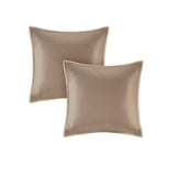 8 Piece Embroidered Comforter Set Natural King B03597012