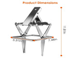 Powerful Mole Snap Trap - Thickened Waterproof Metal, Easy Foot-Step Setup, Humane Instant Kill, 81737010
