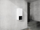 12" Bathroom Side Cabinet,Soft Close Doors,Float Mounting Design, W999P248645