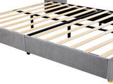 Queen Upholstered Platform Bed, Two Outlets and USB Charging Ports on Both Sides, Two Bedside WF324746AAE