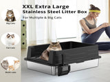 STAINLESS STEEL CAT LITTER BOX BIG SIZE WITHOUT COVER W1612P461526