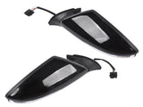 Left & Right Side Black Power Heated Mirror with Signal Light Fit for Kia Forte LX Sedan 4-Door 1.8L 84154169