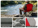 2 Pack Heavy Duty Folding Camping 330 LBS Capacity, 600D Oxford Padded Portable Outdoor Lawn 48570752