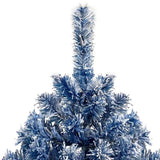 ZNTS 6FT Pre-Lit Hinged Artificial Fir ChristmasTree, Xmas Snow Flocked Artificial Holiday Christmas PX292921AAM