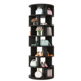 ON-TREND 23.6'' Rotating Shoe Rack Tower, 7-Tier Spinning Shoe Shelf with 5 Grids Per Layer, N721P180790B