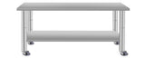 60''*24'' Commercial Work Table for Restaurant and Home Stainless Steel Kitchen Prep Table with W3167P303188