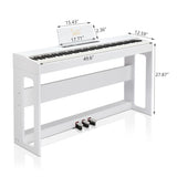 ZNTS GDP-104 88 Keys Full Weighted Keyboards Digital Piano with Furniture 78680618