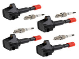 Pack of 4 Ignition Coil Spark Plugs fit for Honda Fit 1.5L 2007-2008 UF581 94279 60158944