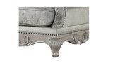 Tuscan Traditional Style Loveseat Made With Wood in silver B009138505