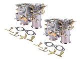 2X Carburetors Twin Choke Replacement for 45 DCOE Weber 152 4 Cyl 6 Cyl V8 Engines 19600.060 62843618