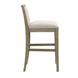 30.5 Inch Height Bar Stools set of 2, Rubber wood Frame,fabric Sponge cushion and Upholstered N780P192217T