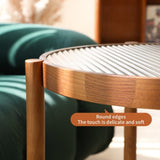 Modern Farmhouse Living Room Coffee Table Set, Stylish and Elegant Nesting Round Wooden Table,Side W2105P210284