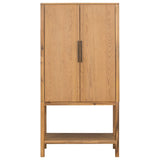 U_STYLE Sophisticated Oak Veneer Cabinet with multiple storage functions,Suitable for N711P210122A