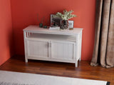 Kitchen storage sideboard and buffet server cabinet-White W28209580