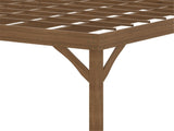 Old 82591044 10' x 12' Outdoor Wooden Pergola, Grape Vine Gazebo for Garden, Patio, Backyard & 67076176