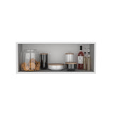 Wally 30" Wide x 12"H Open Wall Cabinet, Wall Shelf, Storage Cabinet, Cube Shelf Bedroom, Office, B200P239111