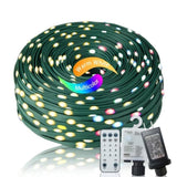 ZNTS Christmas Rope Lights,1000LED/328Ft Outdoor Decorative String Strobe with 8 Modes/Remote/IP67 97753394