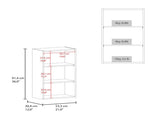 Wall Cabinet 36" H, 3 shelves, Black B097P250922